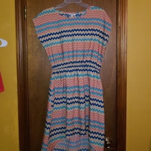 Bloom high, low dress